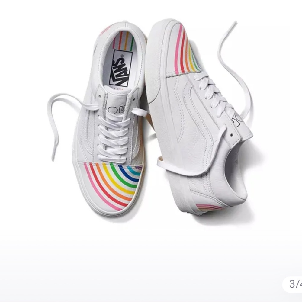 Vans x Flour Shop Special Edition Rainbow Sneakers